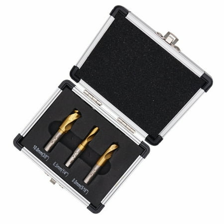 3Pcs 6.5 8 10mm HSS CO Spot Weld Cutter Point Countersink Router Drill Woodworking Cobalt Drill Bit Set
3Pcs 6.5 8 10mm HSS CO Spot Weld Cutter Point Countersink Router Drill Woodworking Cobalt Drill Bit Set