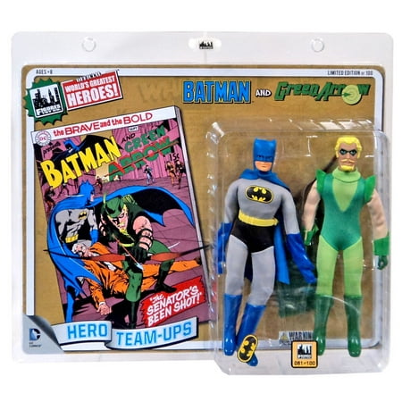 Batman & Green Arrow Retro Action Figures DC