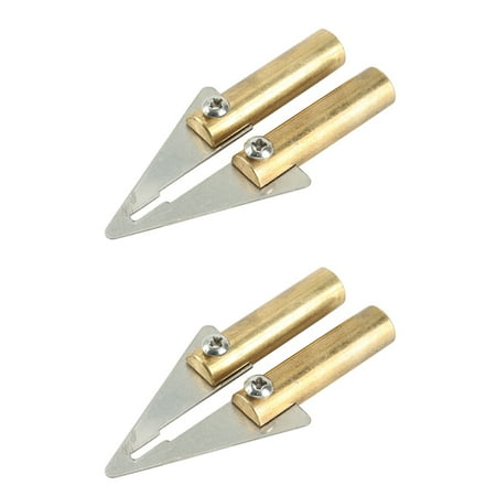 2X Hot Stapler Plastic Repair Tool Accessory Car Auto Bumper Weld Ironing Hot Knife Straight Diagonal Cutter