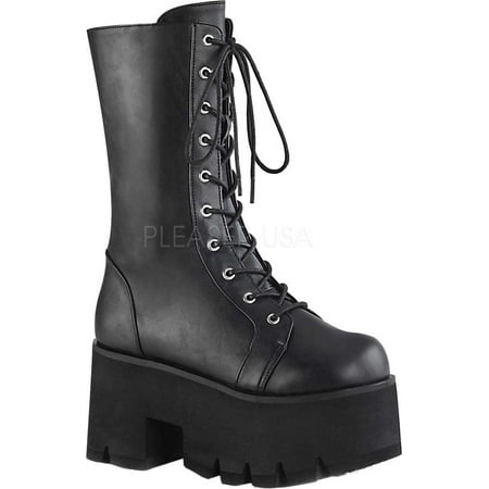 Women s Demonia Ashes 105 Lace-Up Platform Boot