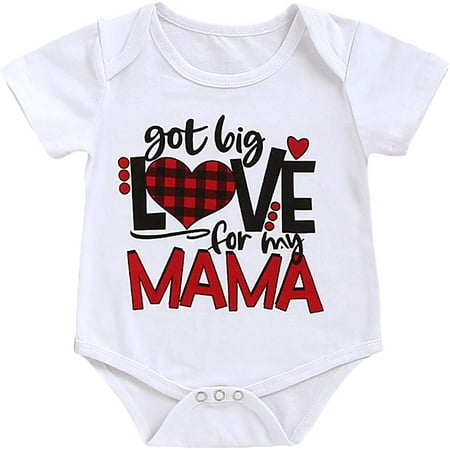 YOUI-GIFTS Newborn Baby Got Big Love for Mama Short Sleeve Romper Jumpsuit Bodysuit for Infant Toddler
YOUI-GIFTS Newborn Baby Got Big Love for Mama Short Sleeve Romper Jumpsuit Bodysuit for Infant Toddler