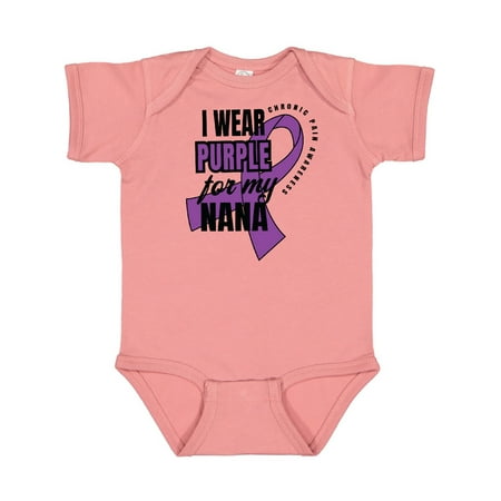 Inktastic Chronic Pain I Wear Purple For My Nana Gift Baby Boy or Baby Girl Bodysuit
Inktastic Chronic Pain I Wear Purple For My Nana Gift Baby Boy or Baby Girl Bodysuit