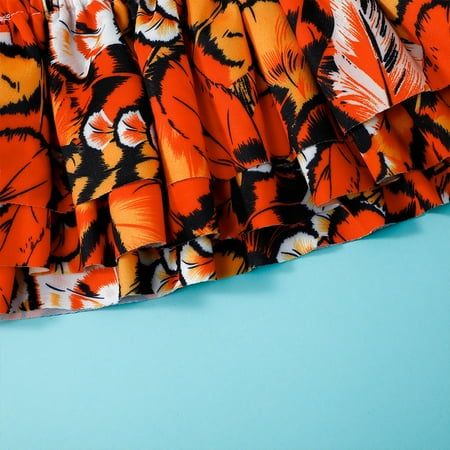 Gubotare Toddler Summer Girls Bowknot Orange Leaves Printed Ruffles Two Piece Swimwear Swimsuit Bikini Cover up Large Orange 3-4 Years
Gubotare Toddler Summer Girls Bowknot Orange Leaves Printed Ruffles Two Piece Swimwear Swimsuit Bikini Cover up Large Orange 3-4 Years