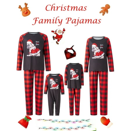 Family Christmas Pajamas Matching Sets Pullover Tops Plaid Pants Baby Romper Dogs Bib Xmas Party Holiday Sleepwear
Family Christmas Pajamas Matching Sets Pullover Tops Plaid Pants Baby Romper Dogs Bib Xmas Party Holiday Sleepwear