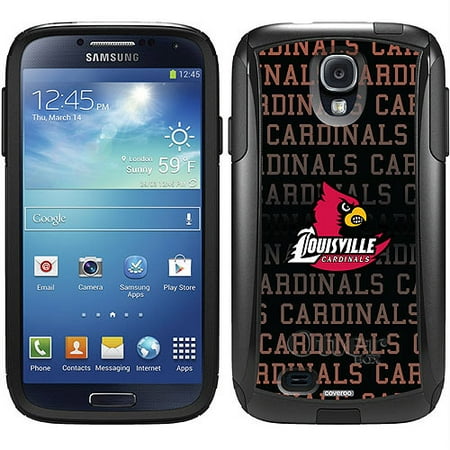 University of Louisville Cardinals Repeat Design on OtterBox Commuter Series Case for Samsung Galaxy S4