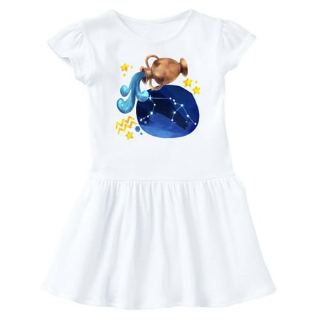 Inktastic Aquarius Constellation Zodiac Sign Illustration Gift Baby Girl Dress
Inktastic Aquarius Constellation Zodiac Sign Illustration Gift Baby Girl Dress