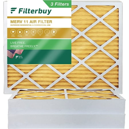 Filterbuy 17.5x23.5x4 MERV 11 Pleated HVAC AC Furnace Air Filters (3-Pack)
Filterbuy 17.5x23.5x4 MERV 11 Pleated HVAC AC Furnace Air Filters (3-Pack)