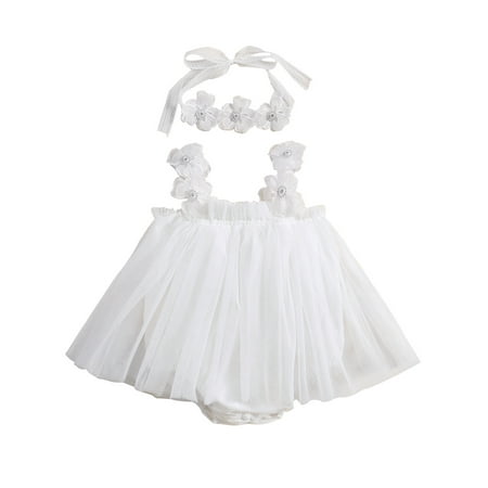 ELF Baby Girl 2PCS Skirt Outfits Summer 3D Flower Mesh Sleeveless Romper Dress and Stretch Headband Cute Clothes
ELF Baby Girl 2PCS Skirt Outfits Summer 3D Flower Mesh Sleeveless Romper Dress and Stretch Headband Cute Clothes