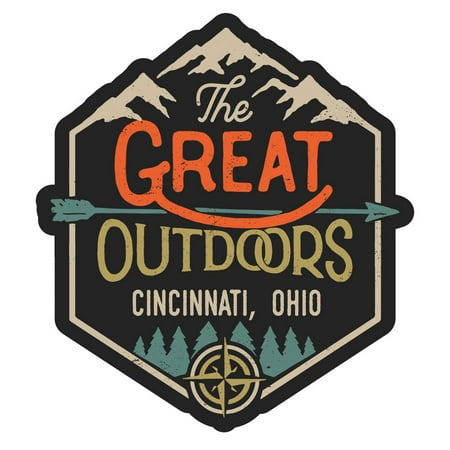 

Cincinnati Ohio The Great Outdoors Design 4-Inch Fridge Magnet