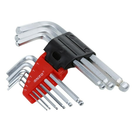Lots 9 shaped Hex Wrench Set Tools Wrench For Bike Equipment Repair Ball End Extra Long
Lots 9 shaped Hex Wrench Set Tools Wrench For Bike Equipment Repair Ball End Extra Long