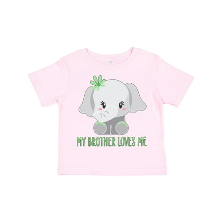 Inktastic My Brother Loves Me- Cute Elephant Gift Toddler Boy or Toddler Girl T-Shirt
Inktastic My Brother Loves Me- Cute Elephant Gift Toddler Boy or Toddler Girl T-Shirt