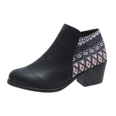Christmas Deals!2022 Juebong Women s Autumn Thick Heel Round Toe Short Side Zipper Ankle Boots In Matching Color
Christmas Deals!2022 Juebong Women s Autumn Thick Heel Round Toe Short Side Zipper Ankle Boots In Matching Color