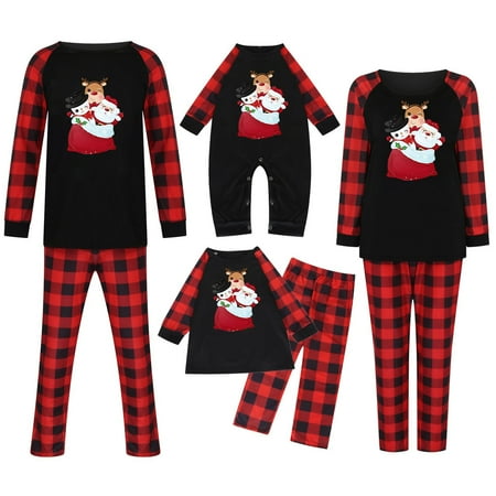 Fall Clearance Sale! YYDGH Christmas Pajamas for Family Family Christmas PJ s Matching Sets Xmas Deer Snowman Santa Claus Print Top and Plaid Pants Jammies Sleepwear
Fall Clearance Sale! YYDGH Christmas Pajamas for Family Family Christmas PJ s Matching Sets Xmas Deer Snowman Santa Claus Print Top and Plaid Pants Jammies Sleepwear