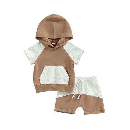Toddler Boys Girls Clothes Short Sleeve Hooded Tops Drawstring Short Pants Casual Outfits
Toddler Boys Girls Clothes Short Sleeve Hooded Tops Drawstring Short Pants Casual Outfits