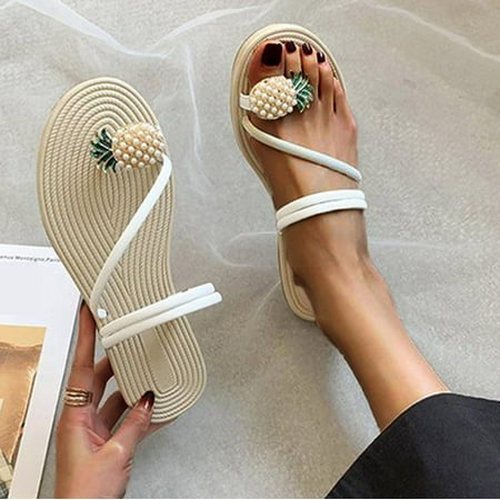 XIAQUJ Women Simple Comfy Sandals Shoes Summer Fashion Flat Pineapple Casual Sandals Sandals for Women White 6.5-7(37)
XIAQUJ Women Simple Comfy Sandals Shoes Summer Fashion Flat Pineapple Casual Sandals Sandals for Women White 6.5-7(37)