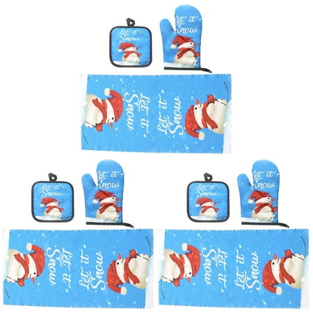 HOMEMAXS 3 Sets of Household Oven Towel Convenient Oven Glove Heat-resistant Pot Pad Oven Accessory
HOMEMAXS 3 Sets of Household Oven Towel Convenient Oven Glove Heat-resistant Pot Pad Oven Accessory