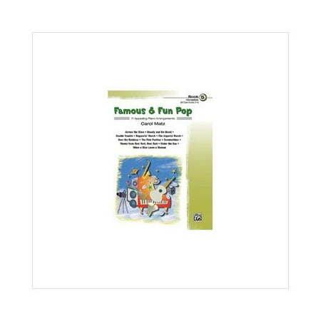 Alfred 00-25977 Famous & Fun Pop- Book 5 - Music Book