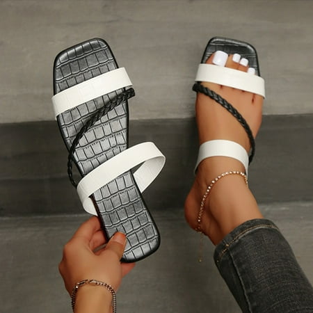 Dezsed Women s Slide Sandals Flat Shoes Ladies Beach Sandals Summer Non-Slip Causal Slippers Black 40 on Clearance
Dezsed Women s Slide Sandals Flat Shoes Ladies Beach Sandals Summer Non-Slip Causal Slippers Black 40 on Clearance