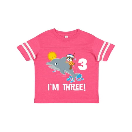 Inktastic 3rd Birthday Dolphin Cute Beach 3 Year Old Gift Toddler Boy or Toddler Girl T-Shirt
Inktastic 3rd Birthday Dolphin Cute Beach 3 Year Old Gift Toddler Boy or Toddler Girl T-Shirt