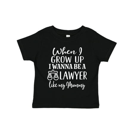 Inktastic Future Lawyer Like Mommy Gift Toddler Boy or Toddler Girl T-Shirt