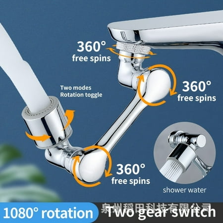 1pc Faucet Extender 1080° Faucet Sprayer Attachment Robotic Arm Water Nozzle For Bathroom And Kitchen
1pc Faucet Extender 1080° Faucet Sprayer Attachment Robotic Arm Water Nozzle For Bathroom And Kitchen