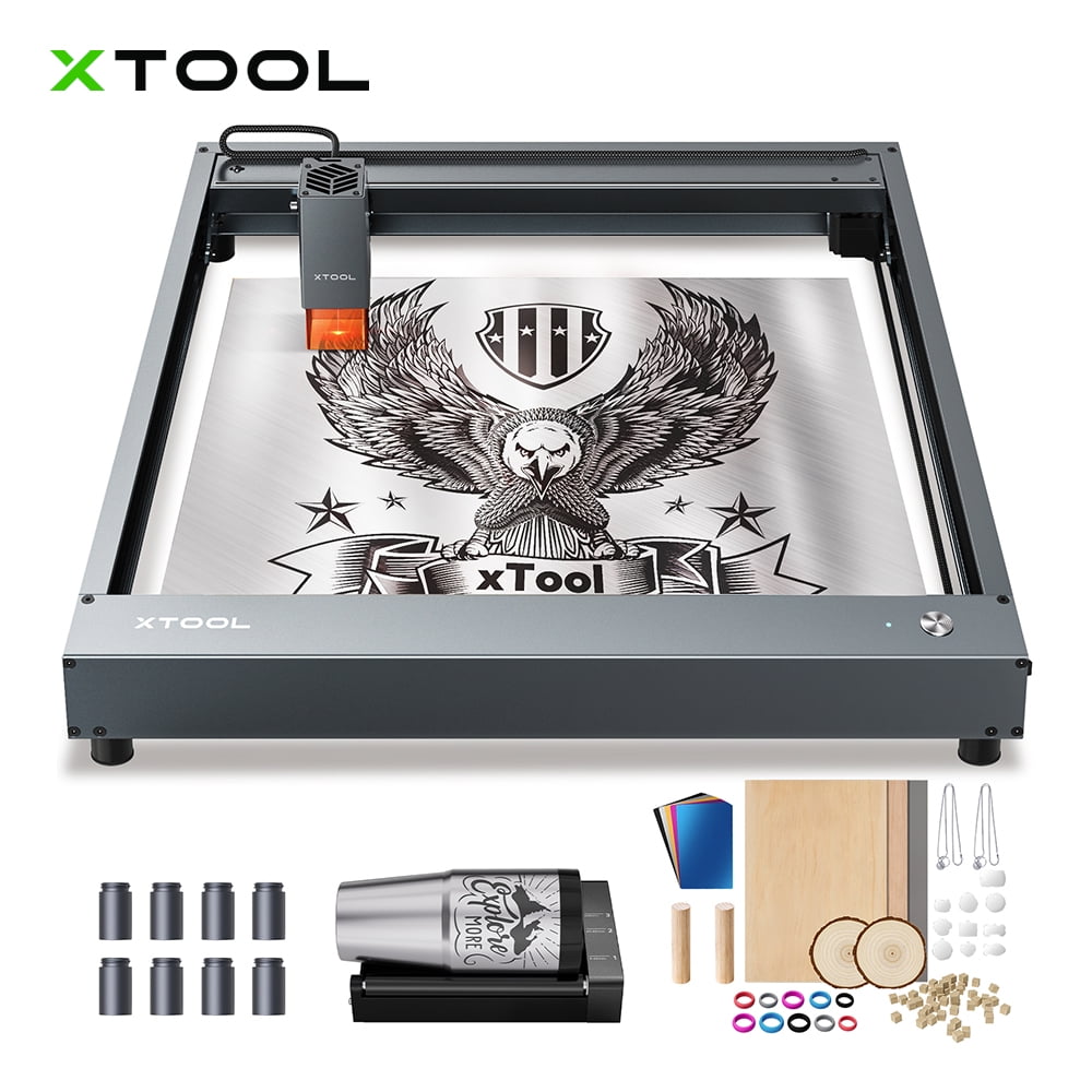 Buy XTool D1 Laser Engraver With Rotary And Material Kit 5w 7 5w