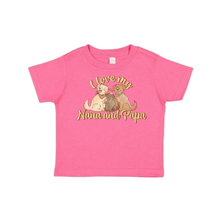 Inktastic I Love My Nana and Papa Cute Dogs Gift Toddler Boy or Toddler Girl T-Shirt
Inktastic I Love My Nana and Papa Cute Dogs Gift Toddler Boy or Toddler Girl T-Shirt