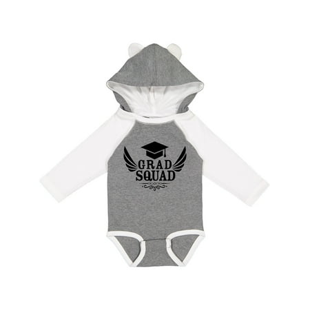 Inktastic Grad Squad with Graduation Cap and Wings Gift Baby Boy or Baby Girl Long Sleeve Bodysuit
Inktastic Grad Squad with Graduation Cap and Wings Gift Baby Boy or Baby Girl Long Sleeve Bodysuit