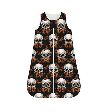 Cauagu Butterfly Skull for Infant Wearable Blanket Unisex Girl Boy Swaddle Transition Sack - Newborn Essentials Sleep Clothes-X-Large
Cauagu Butterfly Skull for Infant Wearable Blanket Unisex Girl Boy Swaddle Transition Sack - Newborn Essentials Sleep Clothes-X-Large