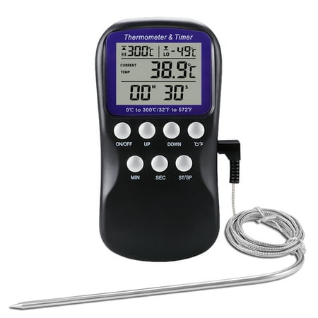 Touchscreen Color LCD Display Food Thermometer Instant Read Meat Thermometer for Kitchen Oven Food Cooking
Touchscreen Color LCD Display Food Thermometer Instant Read Meat Thermometer for Kitchen Oven Food Cooking