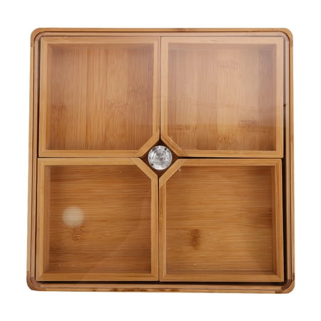 1Pc 4 Grids Dish Tray Candy Snack Nut Organizer Multi-functional Plate (Khaki)
1Pc 4 Grids Dish Tray Candy Snack Nut Organizer Multi-functional Plate (Khaki)