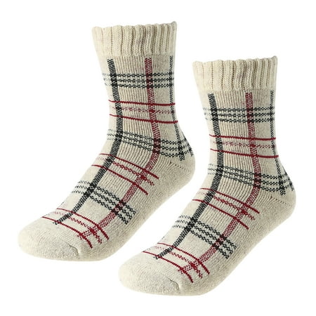 BYDOT Vintage Wool Socks 1 Pair Classic Strip Design Style Warm Sock Fashion Sock for Women Wearing Thickening Warm Winter
BYDOT Vintage Wool Socks 1 Pair Classic Strip Design Style Warm Sock Fashion Sock for Women Wearing Thickening Warm Winter