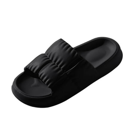 slipper for Men Gentlemen Couple Slippers Bathroom Slippers Flat Platform Pleated Home Slippers EVA Dress Sandals for Women Black
slipper for Men Gentlemen Couple Slippers Bathroom Slippers Flat Platform Pleated Home Slippers EVA Dress Sandals for Women Black