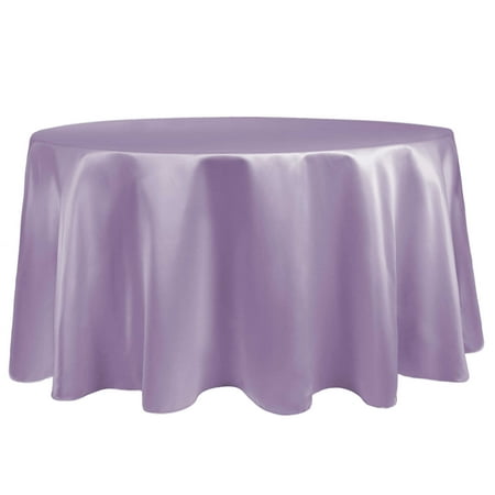 Ultimate Textile (10 Pack) Satin 102-Inch Round Tablecloth - for Wedding Special Event or Banquet use Lilac Light Purple
Ultimate Textile (10 Pack) Satin 102-Inch Round Tablecloth - for Wedding Special Event or Banquet use Lilac Light Purple