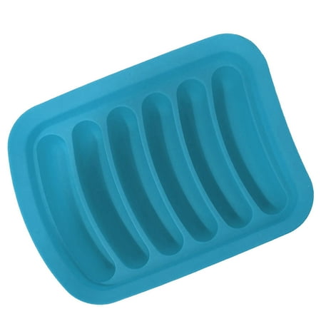 Silicone Sausage Mold 6-Cavity DIY Ice Candy Chocolate Pan Non-Stick Mould for Baking Blue
Silicone Sausage Mold 6-Cavity DIY Ice Candy Chocolate Pan Non-Stick Mould for Baking Blue