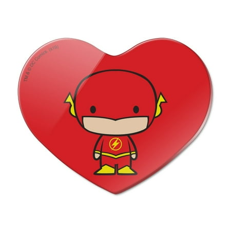 The Flash Cute Chibi Character Heart Acrylic Fridge Refrigerator Magnet