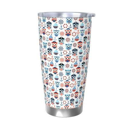 Junzan Nautical And Pirate Owls for 20oz Stainless Steel Insulated Car Cup with Spillproof Lid - Insulated Coffee Mug Thermal Cup-Without Straw
Junzan Nautical And Pirate Owls for 20oz Stainless Steel Insulated Car Cup with Spillproof Lid - Insulated Coffee Mug Thermal Cup-Without Straw