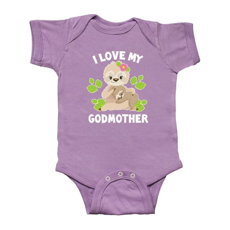 Inktastic Cute Sloth I Love My Godmother with Green Leaves Gift Baby Boy or Baby Girl Bodysuit
Inktastic Cute Sloth I Love My Godmother with Green Leaves Gift Baby Boy or Baby Girl Bodysuit