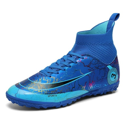 Earlde Men s Soccer Shoes Football Boots Cleats High-Top Spikes Soccer Shoes Boys Outdoor Indoor Athletic Training Sneakers
Earlde Men s Soccer Shoes Football Boots Cleats High-Top Spikes Soccer Shoes Boys Outdoor Indoor Athletic Training Sneakers