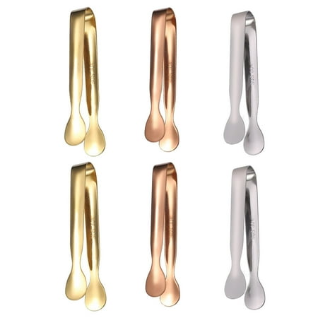 HEMOTON 6pcs Stainless Steel Ice Cube Tongs Multi-purpose Tongs Durable Food Clamps
HEMOTON 6pcs Stainless Steel Ice Cube Tongs Multi-purpose Tongs Durable Food Clamps