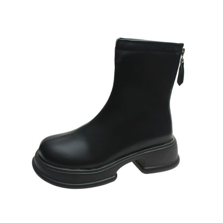 Classic Retro Fall Winter Women Boots Women Ankle Boots Autumn And Winter Fashion Comfortable Simple Solid Color Comfortable Side Zipper
Classic Retro Fall Winter Women Boots Women Ankle Boots Autumn And Winter Fashion Comfortable Simple Solid Color Comfortable Side Zipper