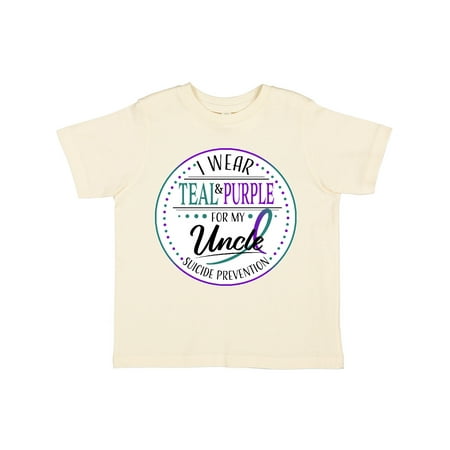 Inktastic Suicide Prevention- I Wear Teal and Purple for My Uncle Gift Toddler Boy or Toddler Girl T-Shirt
Inktastic Suicide Prevention- I Wear Teal and Purple for My Uncle Gift Toddler Boy or Toddler Girl T-Shirt