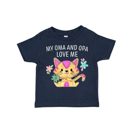 Inktastic My Oma and Opa Loves Me with Cute Kitten and Flowers Gift Toddler Boy or Toddler Girl T-Shirt
Inktastic My Oma and Opa Loves Me with Cute Kitten and Flowers Gift Toddler Boy or Toddler Girl T-Shirt