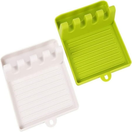 Kitchen Utensil Rest Spoon Rest Kitchen Utensil Set Upgrade Hanging Design Heat Resistant Spoon Holder Silicone Utensil Rest for Kitchen Utensil Holder Spoons Tongs 2 Pack (White & Green)
Kitchen Utensil Rest Spoon Rest Kitchen Utensil Set Upgrade Hanging Design Heat Resistant Spoon Holder Silicone Utensil Rest for Kitchen Utensil Holder Spoons Tongs 2 Pack (White & Green)