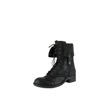 Rebels Women s Anda Combat Boot Black 6