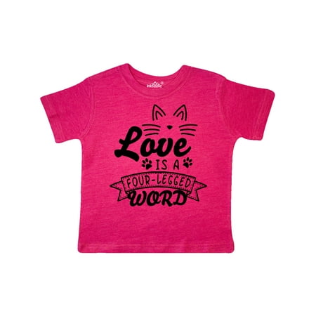 Inktastic Love is a 4 Legged Word with Cat Ears and Whiskers Gift Toddler Boy or Toddler Girl T-Shirt
Inktastic Love is a 4 Legged Word with Cat Ears and Whiskers Gift Toddler Boy or Toddler Girl T-Shirt