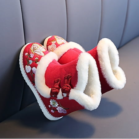 Cathalem Winter Boots Kids Toddler Ethnic Style Cotton Boots For Gilrs Cloth Shoes Warm Winter Snow Boots Embroidery Print Boot Red 11 Years
Cathalem Winter Boots Kids Toddler Ethnic Style Cotton Boots For Gilrs Cloth Shoes Warm Winter Snow Boots Embroidery Print Boot Red 11 Years