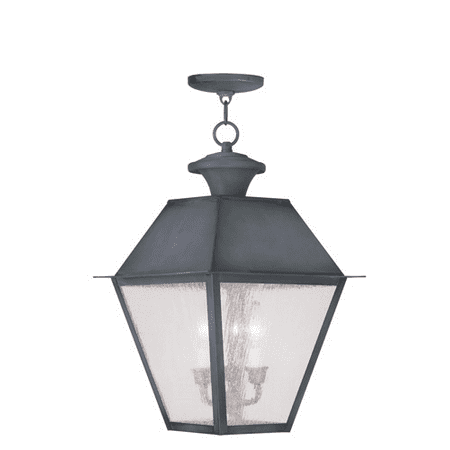 Outdoor Pendants 3 Light With Seeded Glass Charcoal size 12 in 180 Watts - World of Crystal
Outdoor Pendants 3 Light With Seeded Glass Charcoal size 12 in 180 Watts - World of Crystal