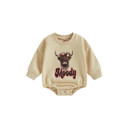 jaweiwi Baby Boys Girls Fall Romper Long Sleeve Crew Neck Cow Head Print Fall Bodysuit for Casual Daily Size 0 6 12 18 24 M
jaweiwi Baby Boys Girls Fall Romper Long Sleeve Crew Neck Cow Head Print Fall Bodysuit for Casual Daily Size 0 6 12 18 24 M