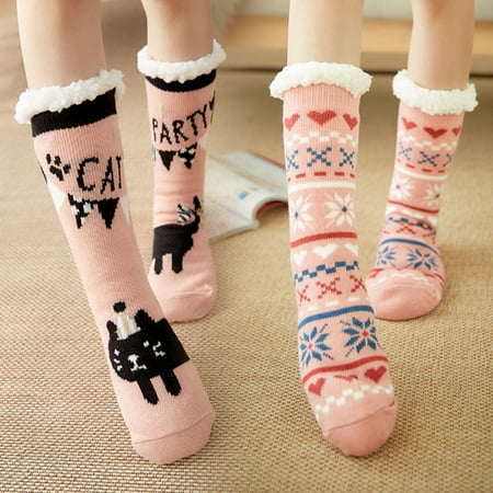 Beechoice Fuzzy Warm Slipper Socks Women Winter floor Socks Super Soft lined with Grippers reading Socks Cozy Sleeping Reindeer Socks
Beechoice Fuzzy Warm Slipper Socks Women Winter floor Socks Super Soft lined with Grippers reading Socks Cozy Sleeping Reindeer Socks